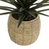GloboStar® Artificial Garden THASSOS 20581 Διακοσμητικό Πλεκτό Κασπώ Γλάστρα - Flower Pot Καφέ Φ28 x Υ26cm - ledmania.gr