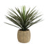 GloboStar® Artificial Garden THASSOS 20581 Διακοσμητικό Πλεκτό Κασπώ Γλάστρα - Flower Pot Καφέ Φ28 x Υ26cm - ledmania.gr
