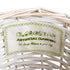 GloboStar® Artificial Garden DOMINGO 20592 Διακοσμητικό Πλεκτό Καλάθι - Κασπώ Γλάστρα - Flower Pot Λευκό με Μπεζ Φ19 x Υ24cm - ledmania.gr