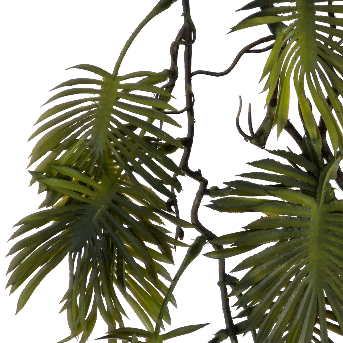 GloboStar® Artificial Garden HANGING FERN 20614 Τεχνητό Διακοσμητικό Κρεμαστό Φυτό Φτέρη Μ30 x Π10 x Υ90cm - ledmania.gr