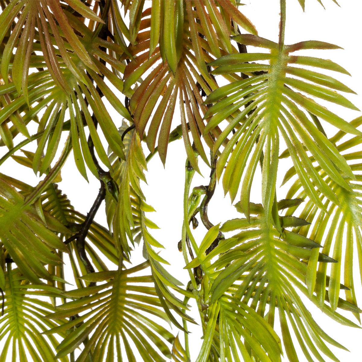 GloboStar® Artificial Garden HANGING FERN 20615 Τεχνητό Διακοσμητικό Κρεμαστό Φυτό Φτέρη Μ30 x Π10 x Υ90cm - ledmania.gr