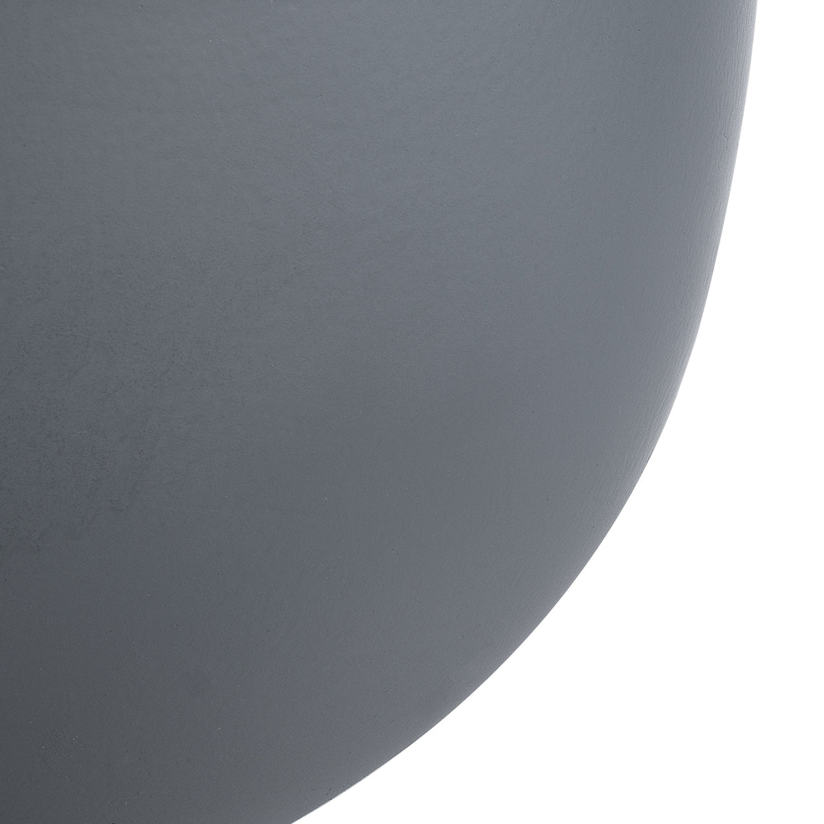 GloboStar® Artificial Garden BALTIMORE 20696 Διακοσμητικό Πολυεστερικό Τσιμεντένιο Κασπώ Γλάστρα - Flower Pot Γκρι Φ43 x Υ23cm - ledmania.gr