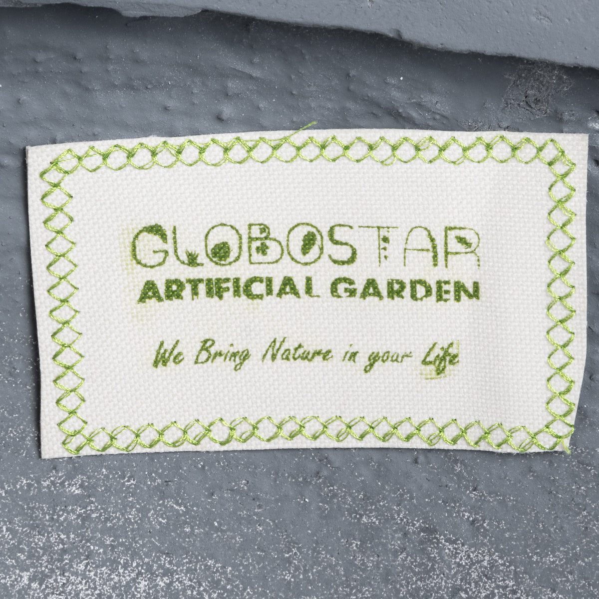 GloboStar® Artificial Garden BALTIMORE 20696 Διακοσμητικό Πολυεστερικό Τσιμεντένιο Κασπώ Γλάστρα - Flower Pot Γκρι Φ43 x Υ23cm - ledmania.gr