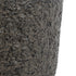 GloboStar® Artificial Garden LUCCA 20756 Επιδαπέδιο Πολυεστερικό Τσιμεντένιο Κασπώ Γλάστρα - Flower Pot Γκρι Ανθρακί Φ31 x Υ28cm - ledmania.gr
