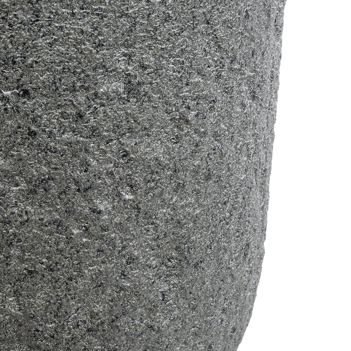 GloboStar® Artificial Garden ERICE 20757 Επιδαπέδιο Πολυεστερικό Τσιμεντένιο Κασπώ Γλάστρα - Flower Pot Γκρι Φ25 x Υ23cm - ledmania.gr