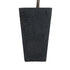 GloboStar® Artificial Garden MAYOR 20771 Επιδαπέδιο Πολυεστερικό Τσιμεντένιο Κασπώ Γλάστρα - Flower Pot Μαύρο Μ30 x Π30 x Υ50cm - ledmania.gr