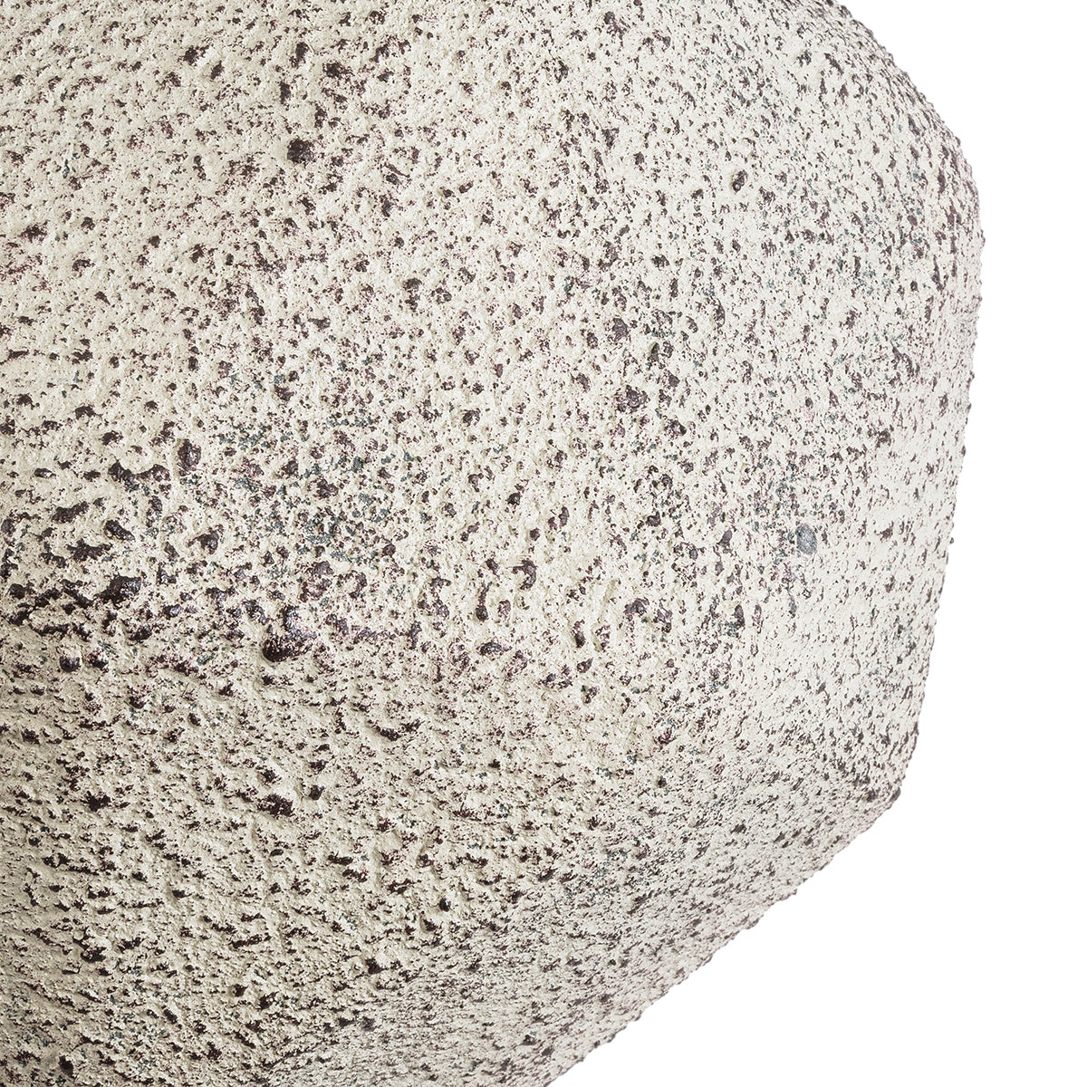 GloboStar® Artificial Garden BOROUGH 20782 Επιδαπέδιο Πολυεστερικό Τσιμεντένιο Κασπώ Γλάστρα - Flower Pot Λευκό - Μπεζ Μ30 x Π30 x Υ30cm - ledmania.gr