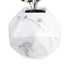 GloboStar® Artificial Garden BRIXTON 20784 Επιδαπέδιο Πολυεστερικό Τσιμεντένιο Κασπώ Γλάστρα - Flower Pot Λευκό Μ30 x Π30 x Υ30cm - ledmania.gr