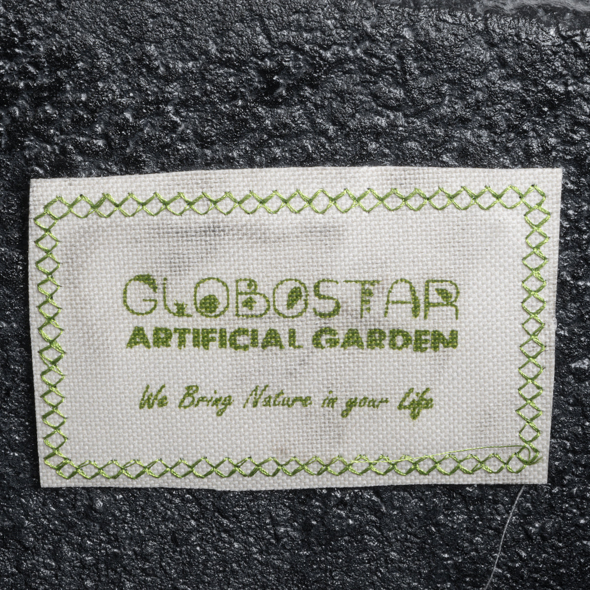 GloboStar® Artificial Garden CAMDEN 20789 Επιδαπέδιο Πολυεστερικό Τσιμεντένιο Κασπώ Γλάστρα - Flower Pot Μαύρο Μ49 x Π49 x Υ44cm - ledmania.gr