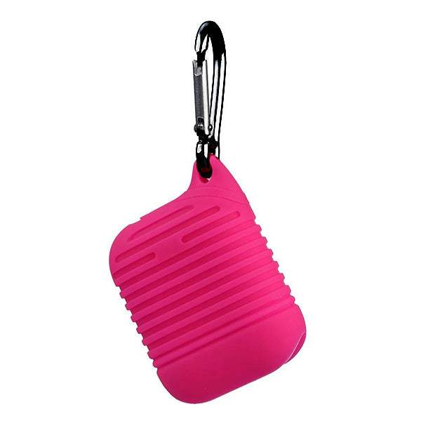 SILICONE CASE FOR AIRPODS TYPE 2 PINK - ledmania.gr