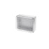 240X190X120 SURF BOX TRANSARENT LID IP65 - ledmania.gr
