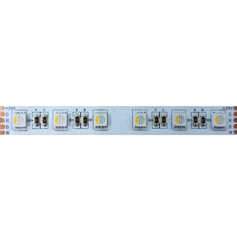 LED STRIP 5M 17W/M 24V DC IP65 ΝΑΝΟ RGBW-2700K 12mm-(Τιμή μέτρου)