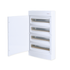 SURFACE MOUNTING ENCLOSURE 72 MODULES WHITE DOORS 4 ROWS - ledmania.gr