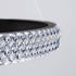 GloboStar® DIAMOND TRIO 61140-DECO Κρεμαστό Φωτιστικό Δαχτυλίδι-Κύκλος LED CCT 150W 18379lm 360° AC 220-240V - Εναλλαγή Φωτισμού μέσω Τηλεχειριστηρίου All In One Ψυχρό 6000k+Φυσικό 4500k+Θερμό 2700k Dimmable Φ60+80+100cm - Μαύρο - 3 Years Warranty - ledmania.gr