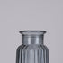 GloboStar® LAYLA 35601 Διακοσμητικό Βάζο Γυάλινο Γκρι Φ11 x Υ22cm - ledmania.gr