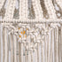 GloboStar® ALGERIA 36202 Boho - Μακραμέ - Macrame Κρεμαστό Φωτιστικό Οροφής Μονόφωτο 1 x E27 Πλεκτό Χειροποίητο Μπεζ Υφασμάτινο με Σχοινί D40 x H50cm - ledmania.gr