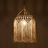 GloboStar® ALGERIA 36202 Boho - Μακραμέ - Macrame Κρεμαστό Φωτιστικό Οροφής Μονόφωτο 1 x E27 Πλεκτό Χειροποίητο Μπεζ Υφασμάτινο με Σχοινί D40 x H50cm - ledmania.gr