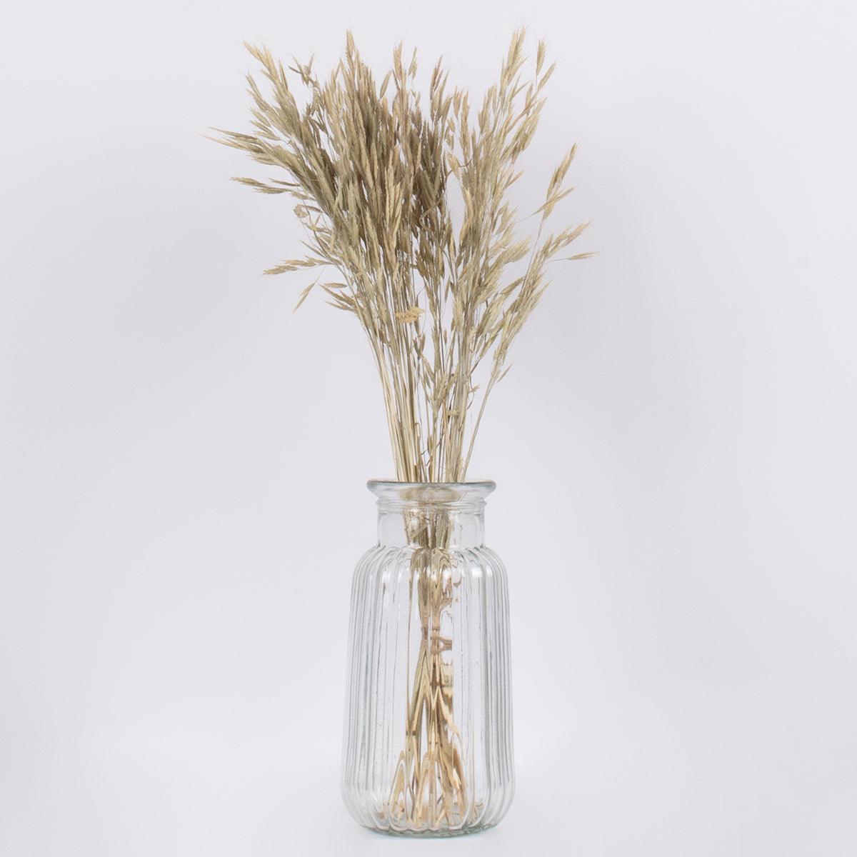 GloboStar® WHEAT 36548 Αποξηραμένο Φυτό Σίτος - Μπουκέτο Διακοσμητικών Κλαδιών Μπεζ - Πράσινο Υ60cm - ledmania.gr
