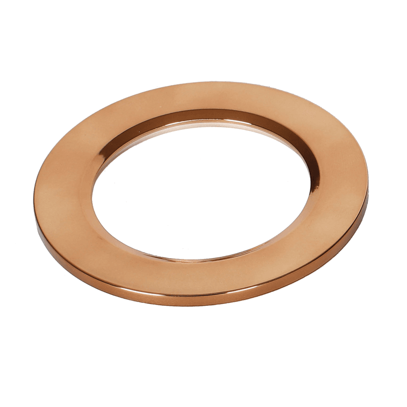 ROUND POLISHED BRASS PLASTIC RING FOR FALKO7R - ledmania.gr