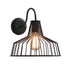 ΑΠΛΙΚΑ ΜΕΤΑΛΛΙΚΗ ΜΑΥΡΗ ΚΑΜΠΑΝΑ 1 Χ Ε27  Φ30CM - ledmania.gr