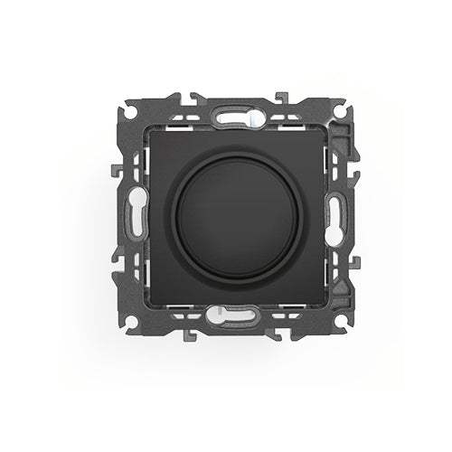 PRIME DIMMER 1 WAY 1P TRIAC 300VA 250VAC IP20 MAT ΑΝΘΡΑΚΙ - ledmania.gr