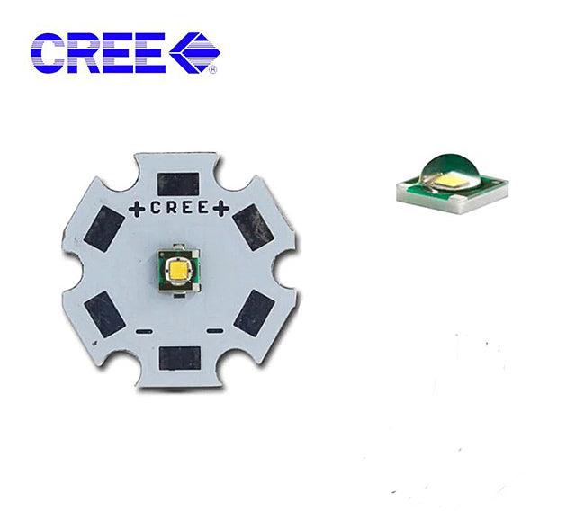 3W Cree LED XPE XP-E R3 Υψηλής Ισχύος LED Chip-20mm  PCB Board-Ψυχρο Λευκο 6500Κ-1τεμ. - ledmania.gr