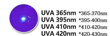UVA-3W Cree LED XPE Υψηλής Ισχύος LED Chip-20mm PCB Board-3.2-3.6vdc UV 365-370nm-Λευκο 1 τεμ. - ledmania.gr