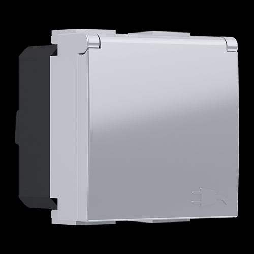 ^ MODYS ΠΡΙΖΑ ΣΟΥΚΟ ΚΑΠΑΚΙ ΑΣΗΜΙ  2 ΣΤ. 2P+E 16A 250VAC IP20 - ledmania.gr
