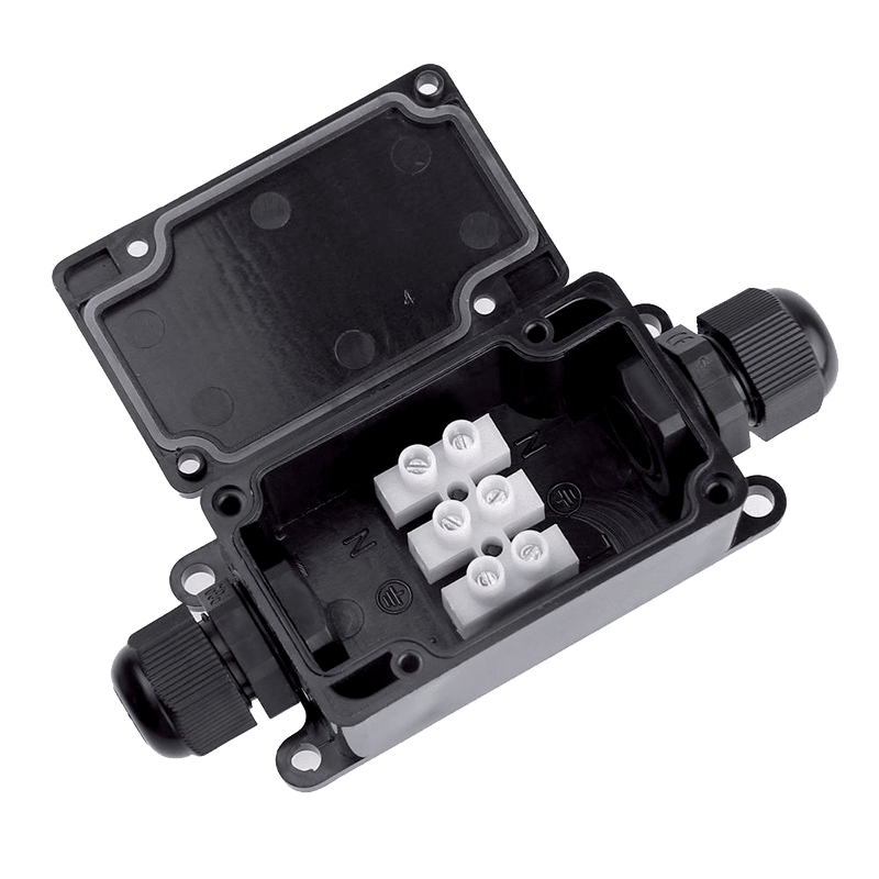 ΣΤΕΓΑΝΟ ΚΟΥΤΙ ΜΕ ΚΛΕΜΜΑ IP65 450V 10A - ledmania.gr