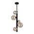 OLENA CHANDELIER 5xG9 VERTICAL BLACK - ledmania.gr