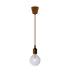 SAILOR-16 PENDANT SILICONE 1xE27 BROWN - ledmania.gr