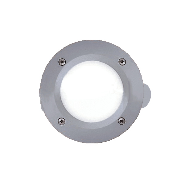 LETI 100 LED RECESSED WALL LAMP 3W 4000K IP55 GREY - ledmania.gr