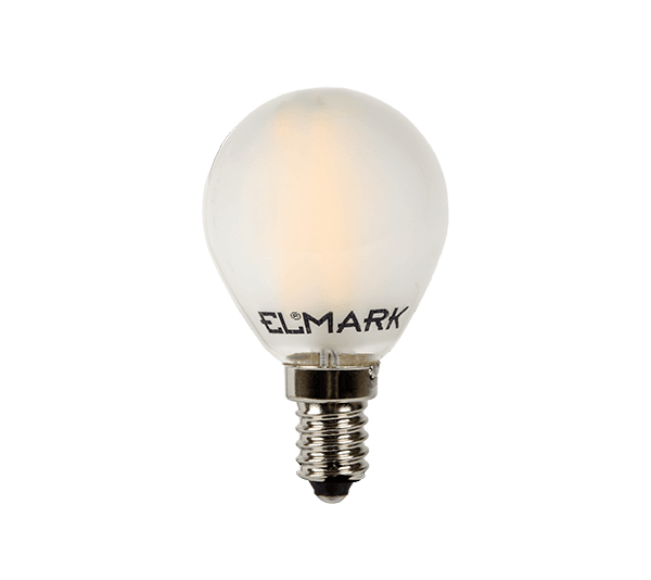 LED ΛΑΜΠΤΗΡΑΣ GLOBAL G45 FILAMENT 4.5W E14 230V 2700K ΝΤΙΜΑΡΙΖΟΜΕΝΗ - ledmania.gr