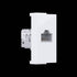 ^ MODYS ΠΡΙΖΑ ΔΙΚΤΥΟΥ ΛΕΥΚΗ 1 ΣΤ. RJ45 CAT.5E ΧΩΡΙΣ ΘΩΡΑΚΙΣΗ IP20 - ledmania.gr
