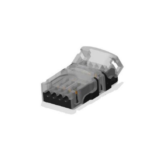 4PIN SUPPLY CONNECTOR FOR RGB 10mm 5050 IP20 LED STRIP - ledmania.gr