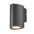 ^LED HP WALL LUMINAIRE 3W 150LM 50° 230V AC 3.000K DARK GREY CRI80 IP54 30.000HRS - ledmania.gr