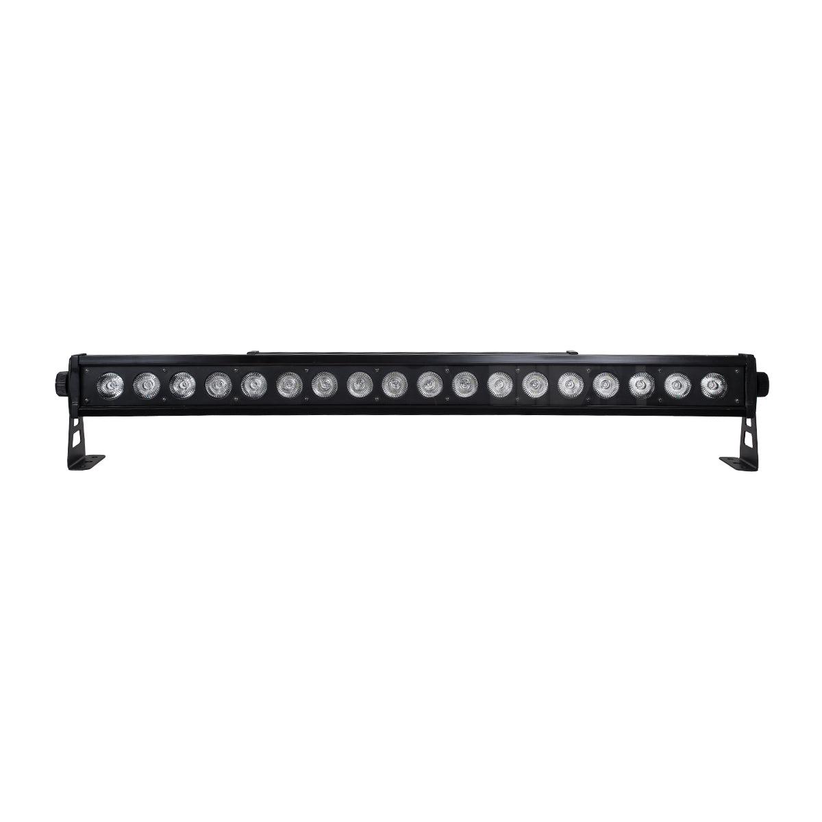 GloboStar® 51141 TRITON Επαγγελματική Μπάρα Φωτισμού Wall Washer LED 270W AC 230V - Spot 25° OSRAM LED Αδιάβροχη IP65 RGBW - Μαύρο - L102 x W11 x H17cm