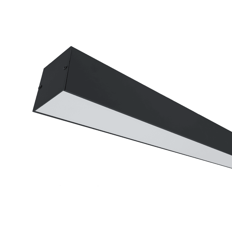 LED ΠΡΟΦΙΛ ΓΙΑ ΕΞΩΤΕΡΙΚΗ ΤΟΠΟΘΕΤΗΣΗ S77 48W 6500K 1200MM ΜΑΥΡΟ - ledmania.gr