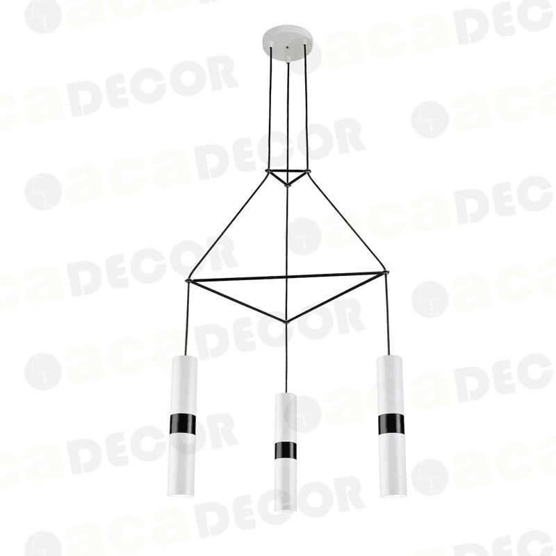 ^ΚΡΕΜΑΣΤΟ Φ/Σ 3XGU10 ΛΕΥΚΟ ΜΕΤΑΛΛΙΚΟ 56X49XH150CM - ledmania.gr