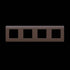 ^ MODYS ΠΛΑΙΣΙΟ 4x2 ΣΤ. ΣΚΟΥΡΟ ΚΑΦΕ - ledmania.gr