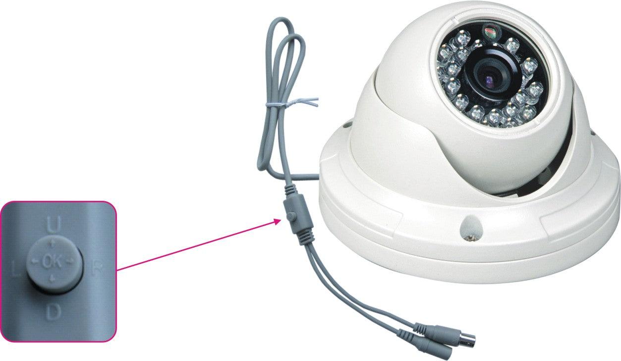 600tvl - Vadal Proof  Dome Camera 1/3 sony 24IR Led-Explosion-proof Conch - ledmania.gr