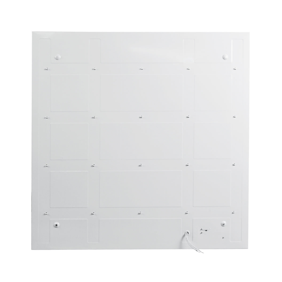 GloboStar® 60217 Χωνευτό LED Panel Transparent 60x60cm 44W 3900lm 120° CRI≥80Ra UGR<19 AC 220-240V IP20 Μ60 x Π60 x Υ2.5cm - Θερμό Λευκό 3000K - 2 Χρόνια Εγγύηση