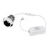 GloboStar® MICRO-S 60235 Χωνευτό LED Spot Downlight TrimLess Φ4cm 5W 625lm 38° AC 220-240V IP20 Φ4 x Υ5.9cm - Στρόγγυλο - Λευκό με Μαύρο Κάτοπτρο - Θερμό Λευκό 2700K - Bridgelux COB - 5 Years Warranty - ledmania.gr