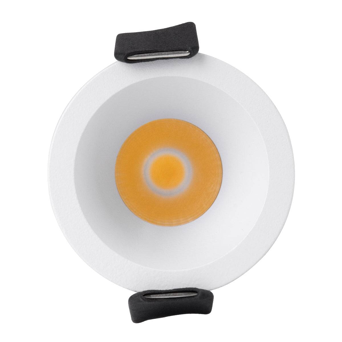 GloboStar® MICRO-S 60236 Χωνευτό LED Spot Downlight TrimLess Φ4cm 5W 650lm 38° AC 220-240V IP20 Φ4 x Υ5.9cm - Στρόγγυλο - Λευκό - Φυσικό Λευκό 4500K - Bridgelux COB - 5 Years Warranty - ledmania.gr