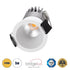 GloboStar® MICRO-S 60237 Χωνευτό LED Spot Downlight TrimLess Φ4cm 5W 625lm 38° AC 220-240V IP20 Φ4 x Υ5.9cm - Στρόγγυλο - Λευκό - Θερμό Λευκό 2700K - Bridgelux COB - 5 Years Warranty - ledmania.gr