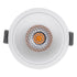 GloboStar® PLUTO-M 60255 Χωνευτό LED Spot Downlight TrimLess Φ8.4cm 10W 1250lm 38° AC 220-240V IP20 Φ8.4 x Υ5.9cm - Στρόγγυλο - Λευκό & Anti-Glare HoneyComb - Θερμό Λευκό 2700K - Bridgelux COB - 5 Years Warranty - ledmania.gr