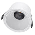 GloboStar® PLUTO-B 60261 Χωνευτό LED Spot Downlight TrimLess Φ10.4cm 15W 1875lm 38° AC 220-240V IP20 Φ10.4 x Υ6.5cm - Στρόγγυλο - Λευκό & Anti-Glare HoneyComb - Θερμό Λευκό 2700K - Bridgelux COB - 5 Years Warranty - ledmania.gr