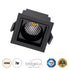 GloboStar® PLUTO-S 60268 Χωνευτό LED Spot Downlight TrimLess Μ6.4xΠ6.4cm 7W 910lm 38° AC 220-240V IP20 Μ6.4 x Π6.4 x Υ4.9cm - Τετράγωνο - Μαύρο & Anti-Glare HoneyComb - Φυσικό Λευκό 4500K - Bridgelux COB - 5 Years Warranty - ledmania.gr