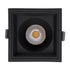 GloboStar® PLUTO-B 60280 Χωνευτό LED Spot Downlight TrimLess Μ10.4xΠ10.4cm 15W 1950lm 38° AC 220-240V IP20 Μ10.4 x Π10.4 x Υ6.5cm - Τετράγωνο - Μαύρο & Anti-Glare HoneyComb - Φυσικό Λευκό 4500K - Bridgelux COB - 5 Years Warranty - ledmania.gr