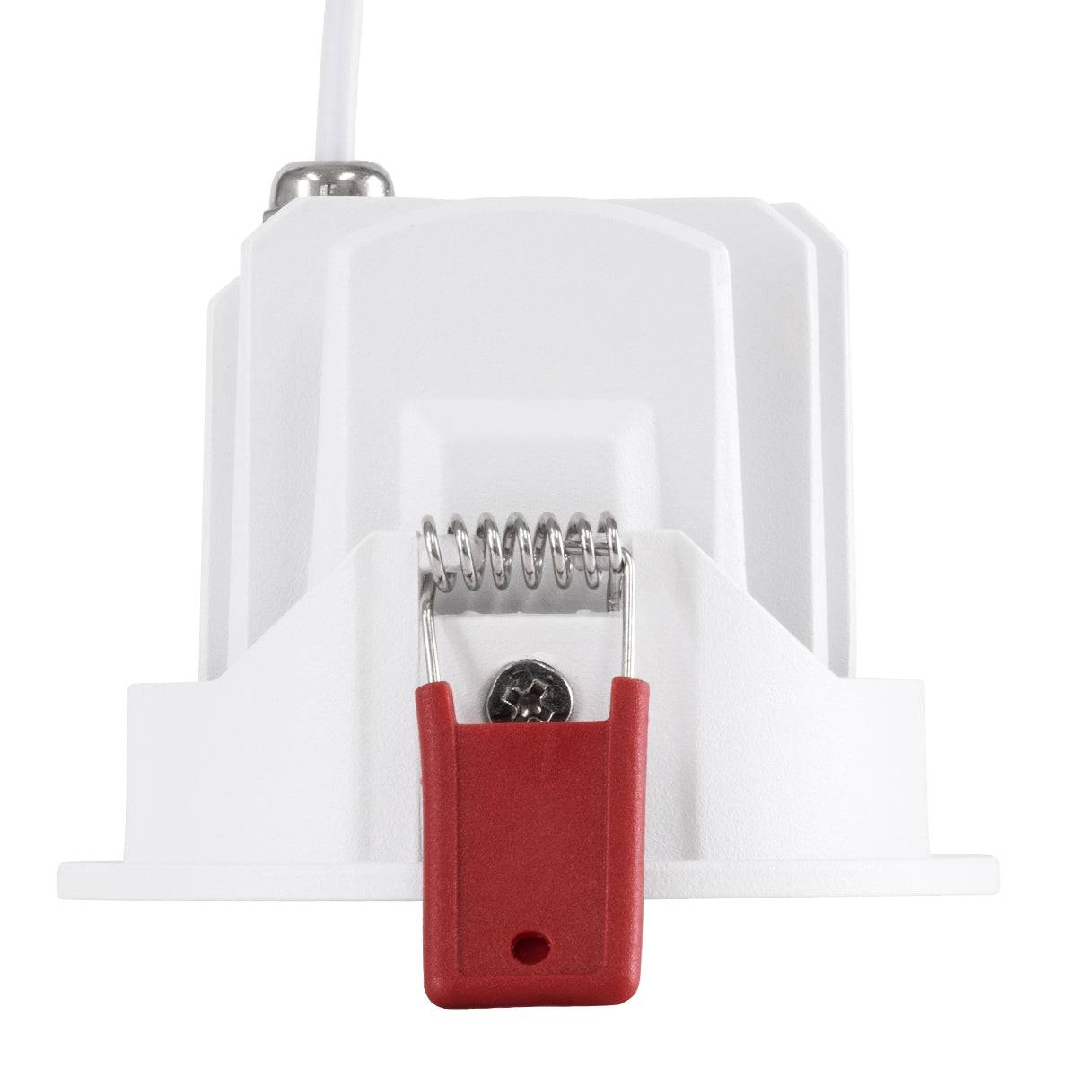 GloboStar® LEO-R 60285 Χωνευτό LED Spot Downlight TrimLess Φ8.5cm 10W 1250lm 38° AC 220-240V IP20 Φ8.5 x Υ6.6cm - Στρόγγυλο - Κινούμενο - Λευκό & Anti-Glare HoneyComb - Θερμό Λευκό 2700K - Bridgelux COB - 5 Years Warranty - ledmania.gr